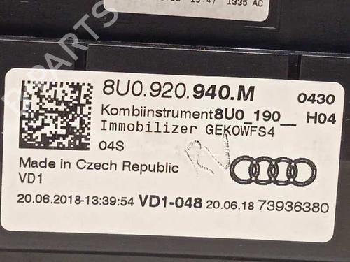 Instrument cluster AUDI Q3 (8UB, 8UG) 2.0 TDI | BP9955556C47 