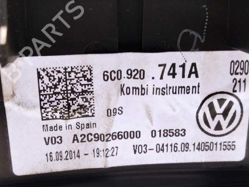 Instrument cluster VW POLO V (6R1, 6C1) 1.4 TDI | BP5946502C47 