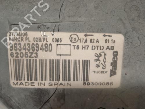 Right headlight PEUGEOT 307 CC (3B) 2.0 16V | BP28542772C29 