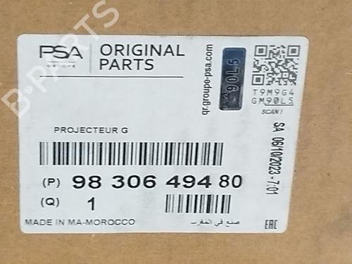 Left headlight CITROËN C4 III (BA_, BB_, BC_)  | BP29281304C28 