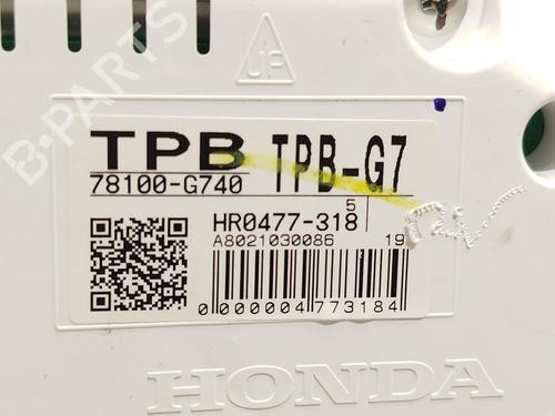 Instrument cluster HONDA CR-V V (RW_, RT_) 2.0 e-CVT Hybrid AWD (RT6) | BP30408410C47 