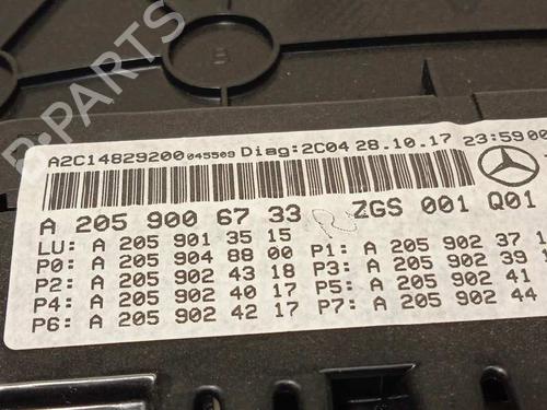 Instrument cluster MERCEDES-BENZ GLC (X253)  | BP13514044C47 