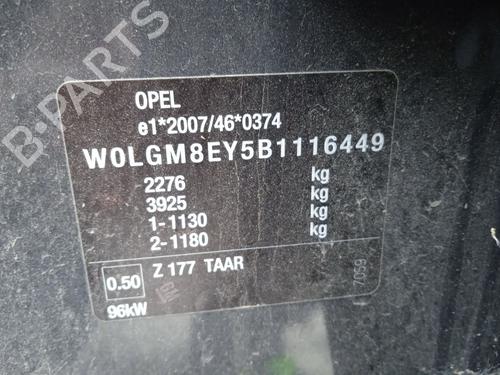 Left taillight OPEL INSIGNIA A Sports Tourer (G09) 2.0 CDTI (35) | BP20980648C34 