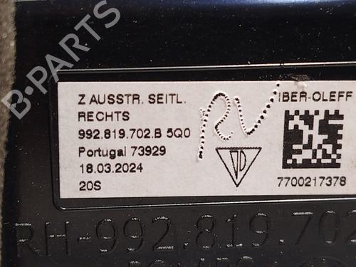 Air vent PORSCHE 911 Convertible (992) 3.8 Turbo S (992650) | BP24398284I21  - Image 5