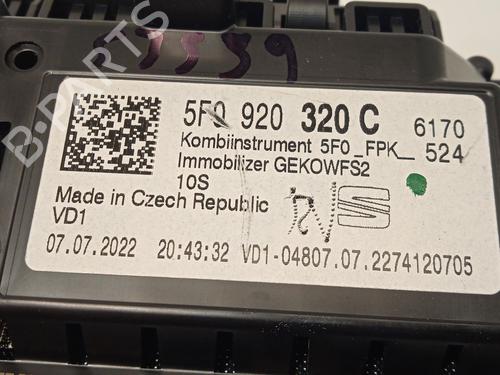 Instrument cluster SEAT ATECA (KH7, KHP) 1.0 TSI | BP23526747C47  - Image 6
