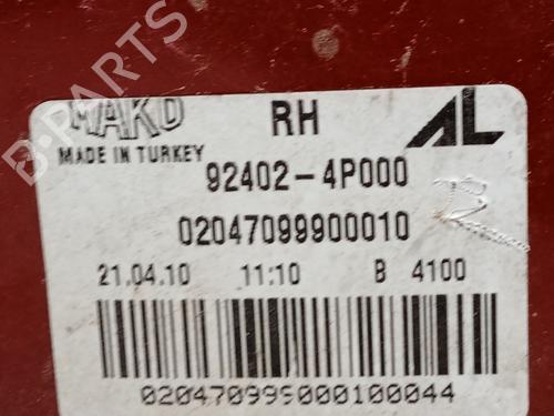 Right taillight HYUNDAI i20 I (PB, PBT) 1.2 | BP20929346C35 