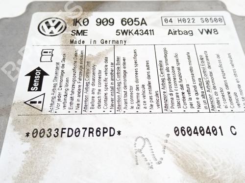 ECU airbags VW GOLF V (1K1) 2.0 SDI | BP19256589M53 