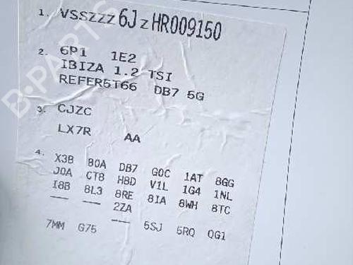 Instrument cluster SEAT IBIZA IV (6J5, 6P1) | BP17829467C47