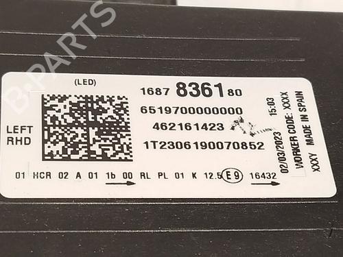 Left headlight OPEL CROSSLAND X / CROSSLAND (P17, P2QO) 1.2 (75) | BP29182134C28 