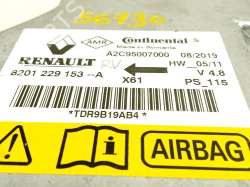 ECU airbags RENAULT KANGOO Express (FW0/1_) 1.5 dCi 75 (FW07, FW10, FW04) | BP29175242M53 