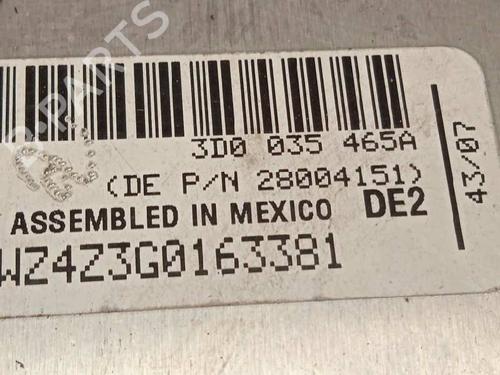 Electronic module VW PHAETON (3D1, 3D2, 3D3, 3D4, 3D6, 3D7, 3D8, 3D9)  | BP11118890M83 