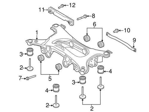 Rear axle LAND ROVER RANGE ROVER EVOQUE (L538) 2.2 D 4x4 | BP5070673M2 