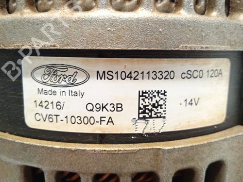 Alternator FORD TRANSIT COURIER B460 Box Body/MPV 1.0 EcoBoost | BP25933220M7