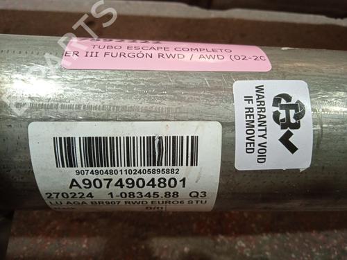 Exhaust system MERCEDES-BENZ SPRINTER 4-t Van (B907, B910) 419 CDI RWD (907.643, 907.645, 907.647) | BP26208423M121 