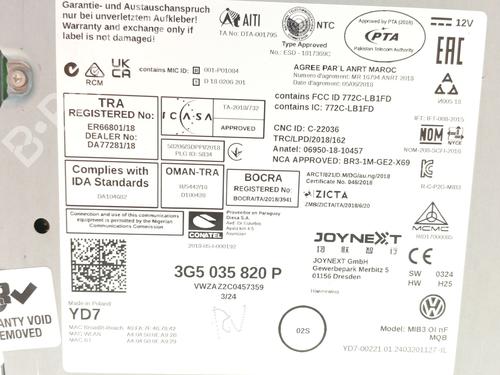 Electronic module VW POLO VI (AW1, BZ1, AE1) 1.0 TSI | BP32080059M83  - Image 5
