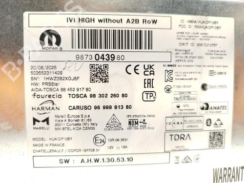 Electronic module CITROËN C4 III (BA_, BB_, BC_) ë-C4 (BCZKXC, BZCKSC) | BP30170029M83
