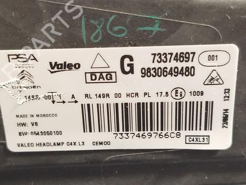 Left headlight CITROËN C4 III (BA_, BB_, BC_)  | BP29401559C28 