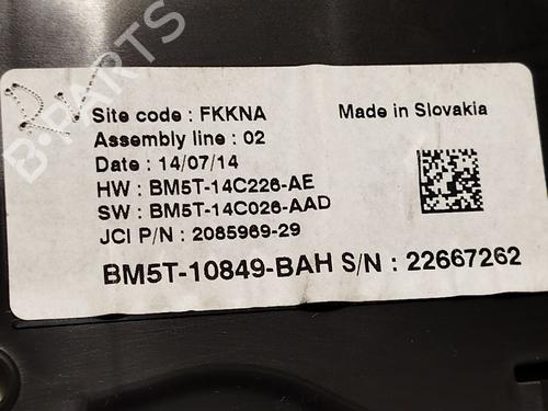 Instrument cluster FORD FOCUS III 1.0 EcoBoost | BP26900817C47 