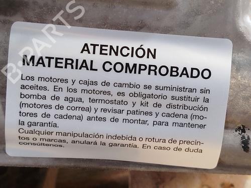 Gearbox FIAT DOBLO Box Body/MPV (510_, 511_) BlueHDi 100 | BP28424431M3