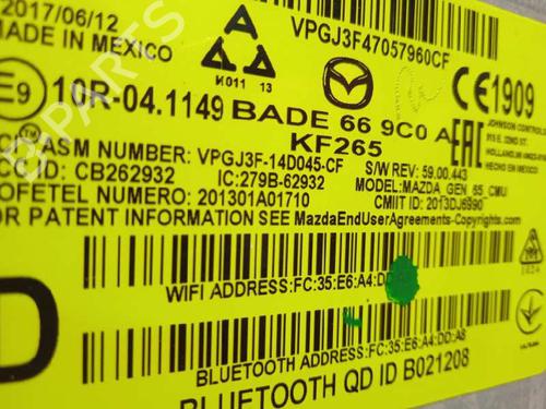 Electronic module MAZDA 2 Hatchback (DL, DJ) 1.5 SKYACTIV-G | BP15851436M83  - Image 5