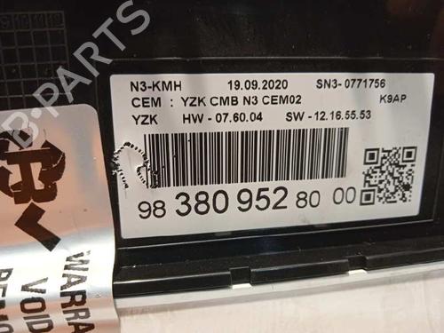 Instrument cluster PEUGEOT RIFTER  | BP9703010C47 