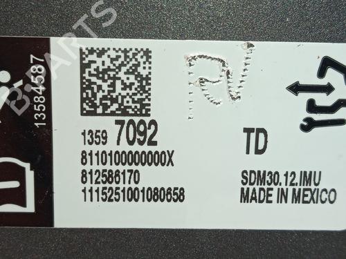 ECU airbags OPEL INSIGNIA A (G09) 2.0 CDTI (68) | BP30109372M53