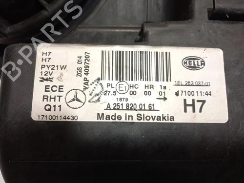 Left headlight MERCEDES-BENZ R-CLASS (W251, V251) R 280 CDI 4-matic (251.020) | BP30143150C28 