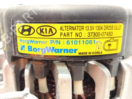Alternator KIA CEED (CD) 1.4 | BP24844372M7 