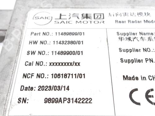 Elektronisk sensor MG MG ZS SUV 1.5 VTi | BP24169484M84 