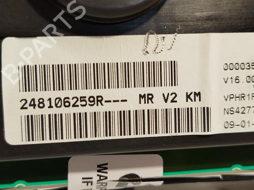 Instrument cluster DACIA SANDERO II 1.5 Blue dCi 95 (B8JL) | BP29429349C47 