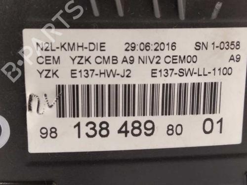 Instrument cluster PEUGEOT 208 I (CA_, CC_) 1.6 BlueHDi 100 | BP4916009C47 