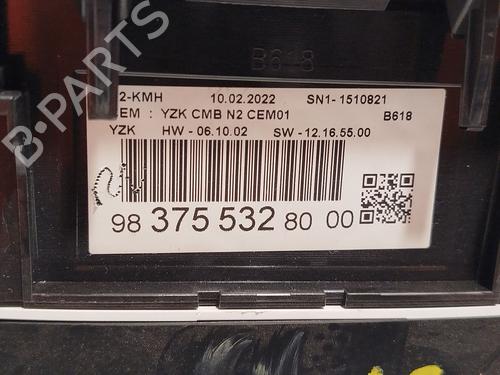 Instrument cluster CITROËN C3 III (SX) 1.2 THP 110 (SXHNPS, SXHNZT, SXHNZ6) | BP32382395C47