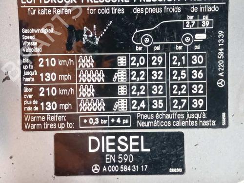 Fuel flap MERCEDES-BENZ S-CLASS (W220) S 320 CDI (220.025, 220.125) | BP10937593C131 