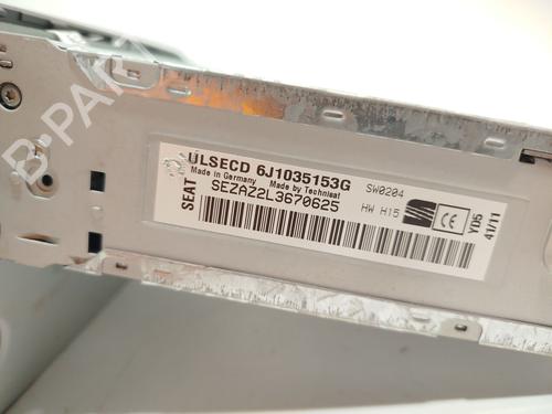 Radio SEAT IBIZA IV (6J5, 6P1) 1.6 TDI | BP30933844E6 