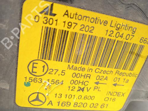Right headlight MERCEDES-BENZ A-CLASS (W169)  | BP22728964C29 