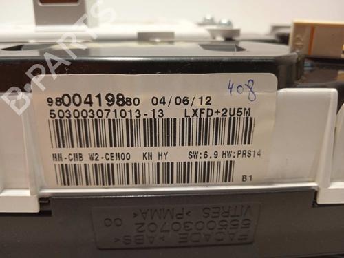 Instrument cluster PEUGEOT 508 I (8D_) 2.0 HDi | BP17385619C47 