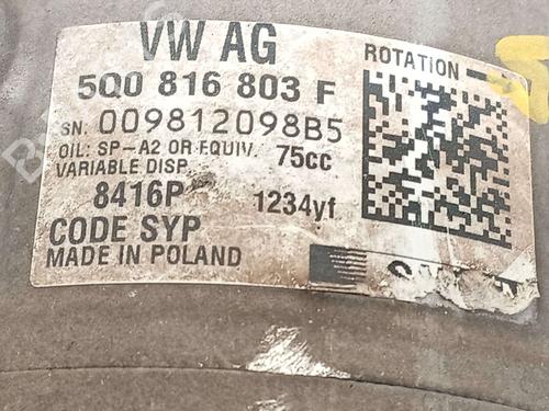 AC compressor VW CADDY IV MPV (SAB, SAJ) 1.4 TGI CNG | BP38647543M34 - Image 6