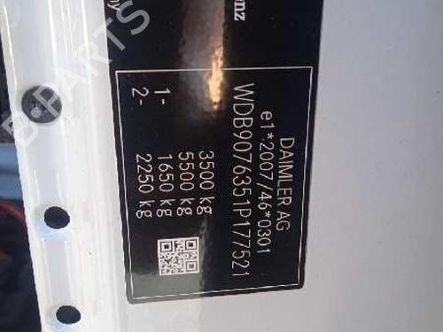 Pedal MERCEDES-BENZ SPRINTER 3,5-t Van (B907, B910) 311 CDI (910.631, 910.633) | BP9820573I4