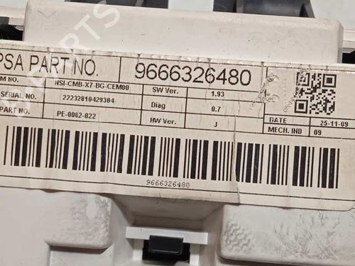 Instrument cluster CITROËN C5 III (RD_) 2.0 HDi 165 (RDRHHA, RDRHH8) | BP11937571C47 