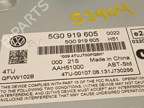 Display monitor VW GOLF VII (5G1, BQ1, BE1, BE2) | BP16748360C48