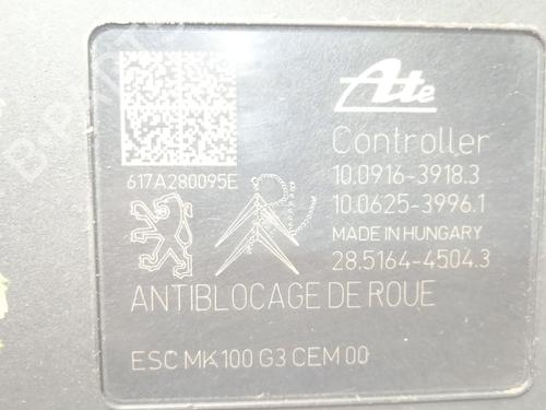 ABS pump PEUGEOT 2008 I (CU_)  | BP28141176M43 