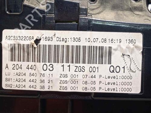 Instrument cluster MERCEDES-BENZ C-CLASS (W204) C 220 CDI (204.008) | BP16902686C47 