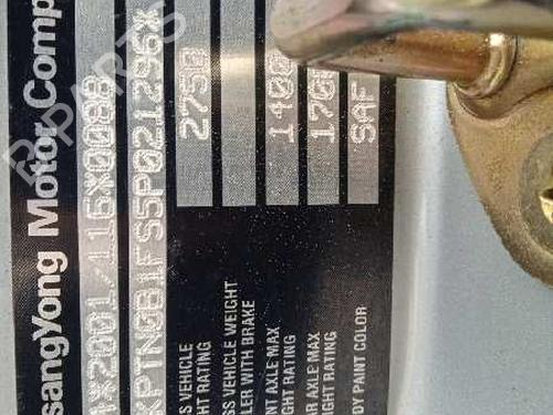 Right front door SSANGYONG RODIUS I 2.7 Xdi | BP9444062C3 