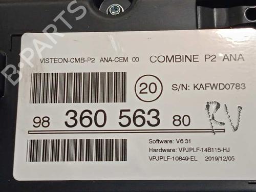 Instrument cluster PEUGEOT 208 II (UB_, UP_, UW_, UJ_)  | BP13054226C47 