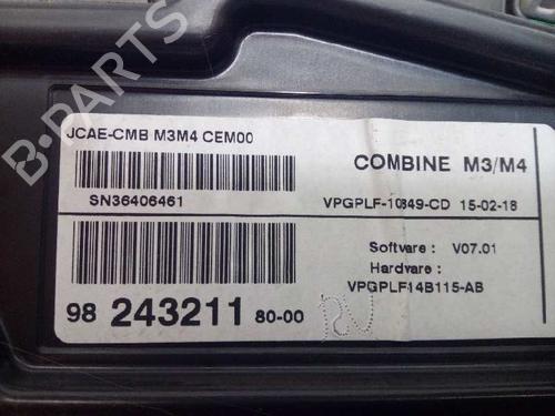 Instrument cluster CITROËN C-ELYSEE (DD_) 1.6 BlueHDi 100 | BP5092985C47 