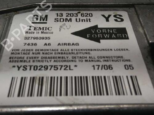 Kollisjonspute styreenhet OPEL MERIVA A MPV (X03) 1.7 CDTI (E75) | BP1128809M53 