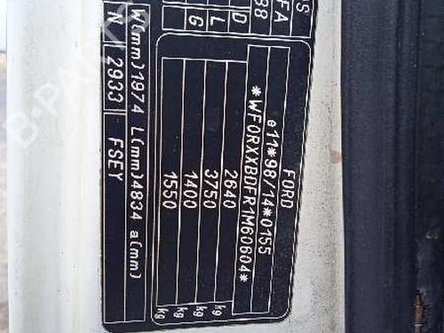 Right front fenders FORD TRANSIT Van (FA_ _) 2.0 DI (FAE_, FAF_, FAG_) | BP16838705C42 