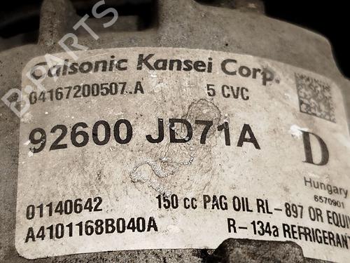 AC compressor NISSAN X-TRAIL II (T31) 2.0 dCi 4x4 | BP27692821M34 