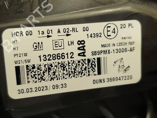 Left headlight OPEL MERIVA B VAN (S10) 1.6 CDTi (75) | BP29277540C28