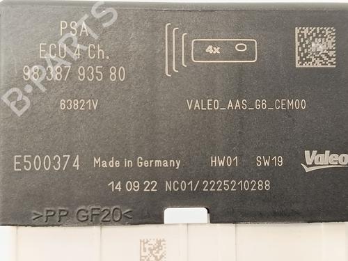Electronic module OPEL CORSA F (P2JO) 1.2 (68) | BP36997079M83 - Image 4